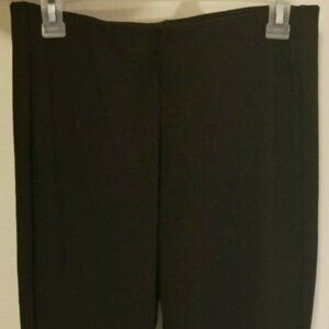 Old Navy black stretch skinny legging pants faux leather women's size M